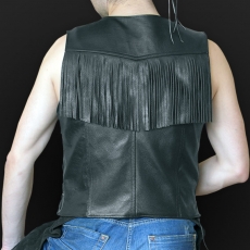 Leather vest m02