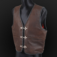 Leather vest m22 